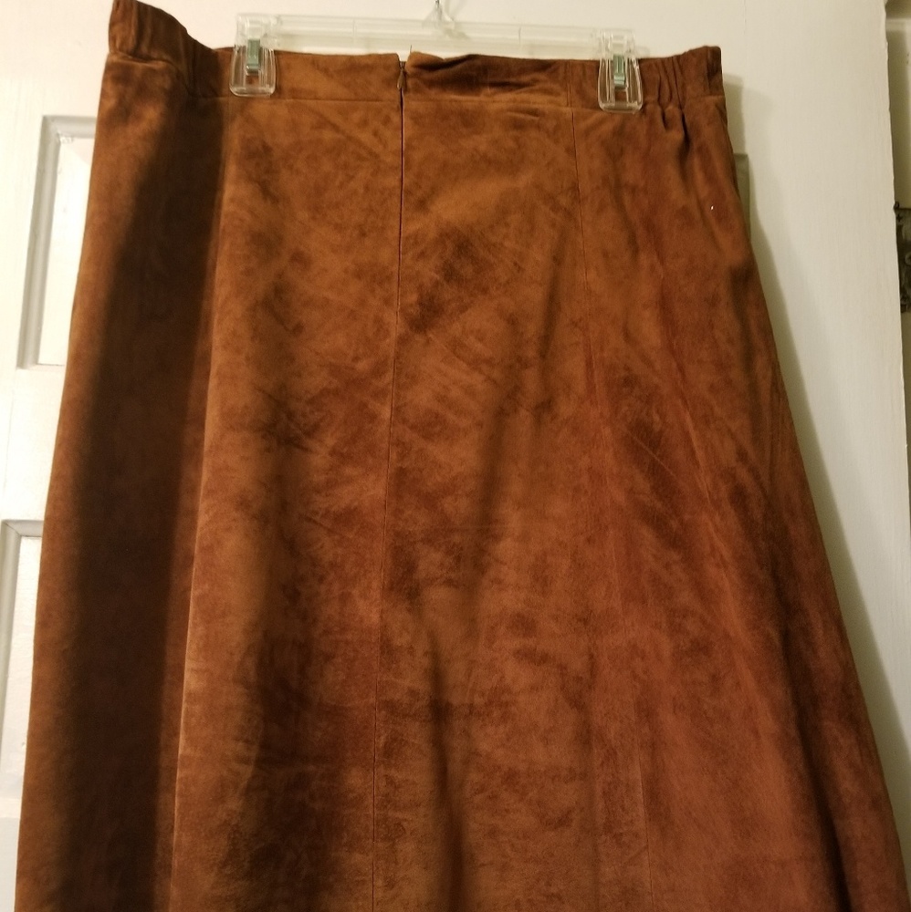Suede Skirt